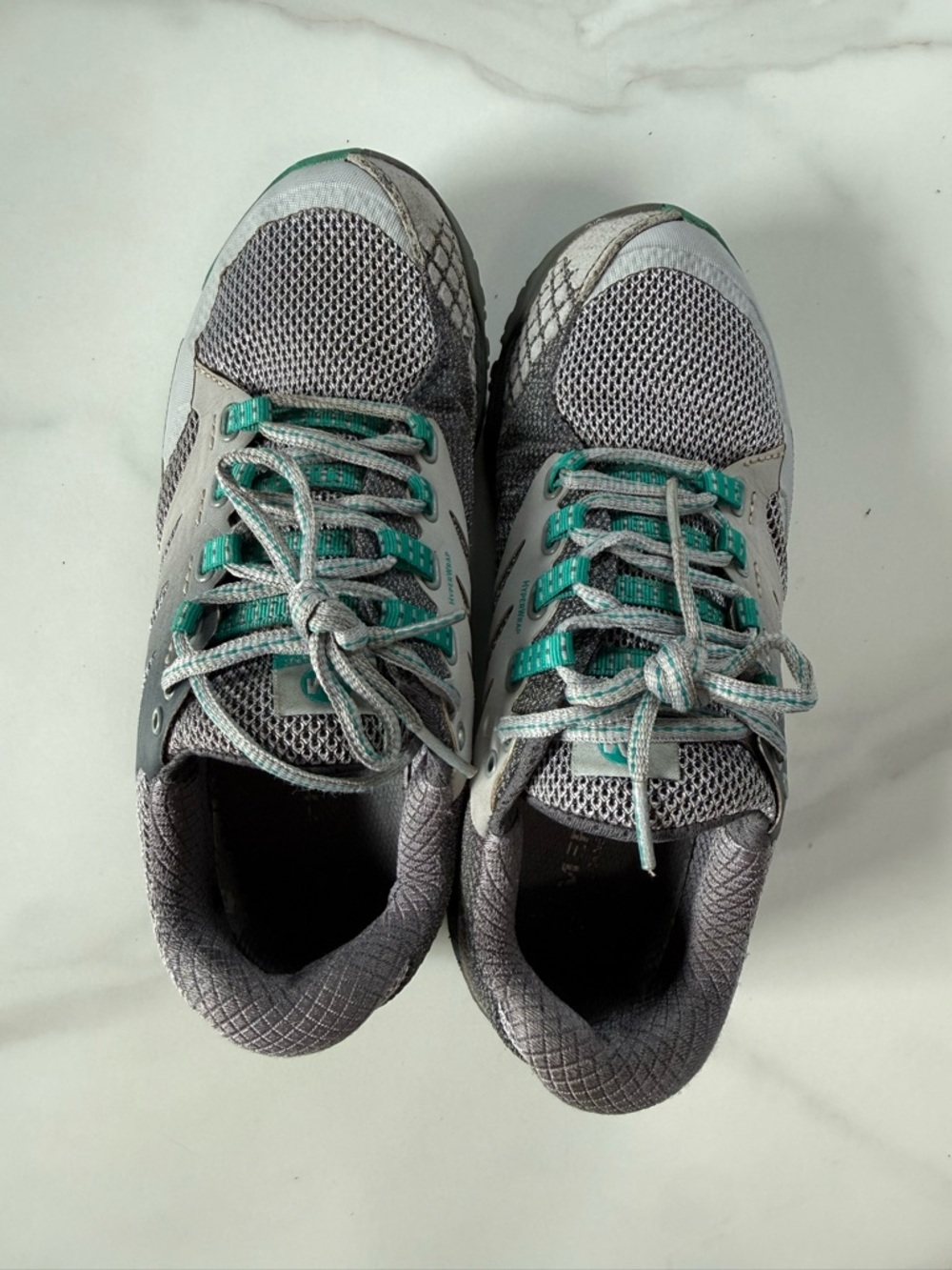 Merrell Gray & Teal Outdoor Trail Sneakers - Picture 5 of 12